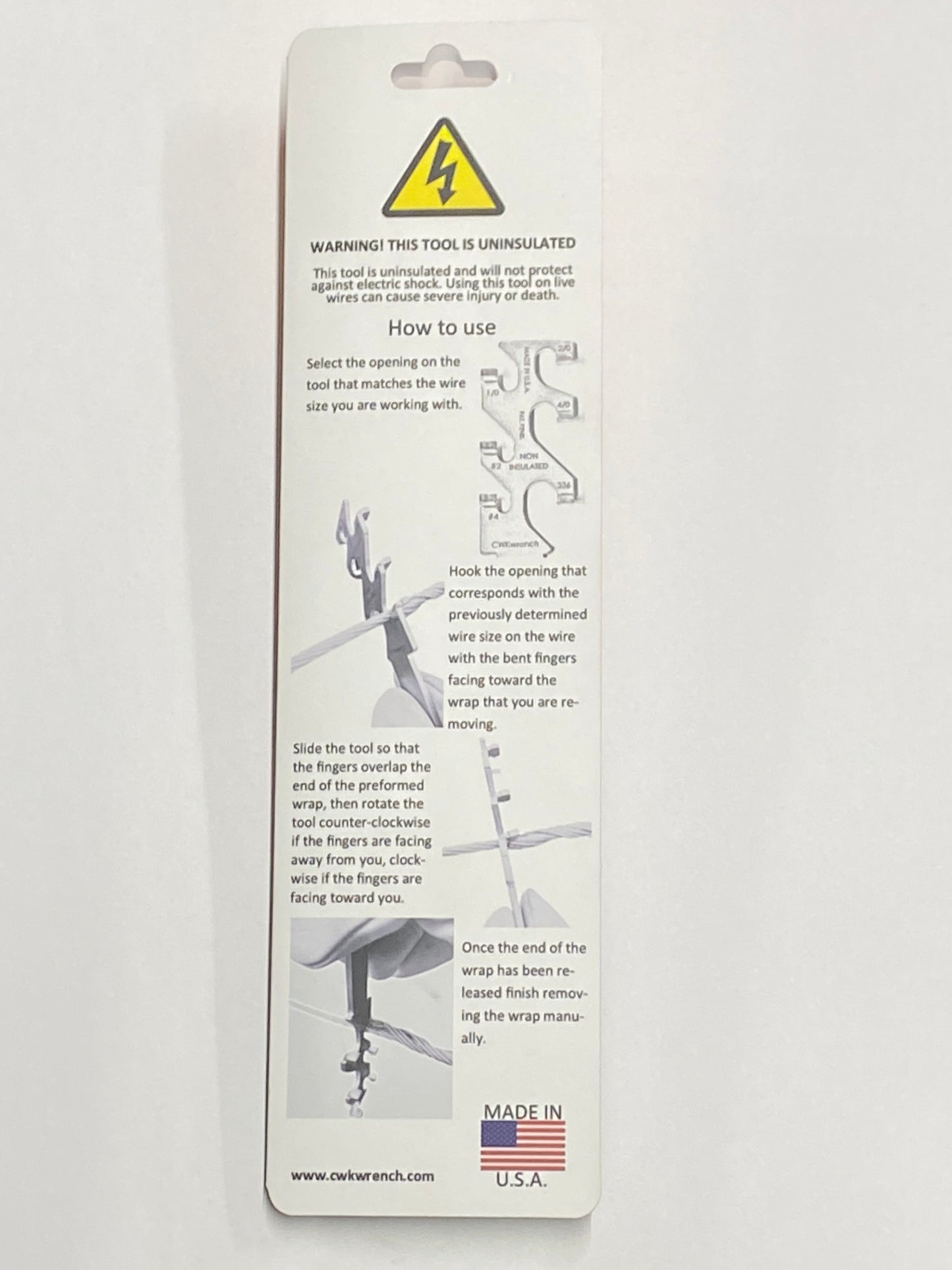 GUYwrench Guy wire removal hand tool